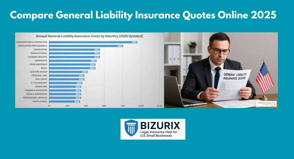 Compare General Liability Insurance Quotes Online for Small Business (2025)